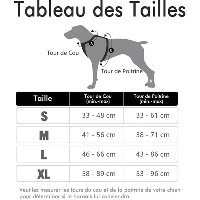 Pet Planet Harnais Anti - Traction Réfléchissant Chiens