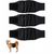ZenPets 3 Couches Pour Chien Mâle Lavables Noires