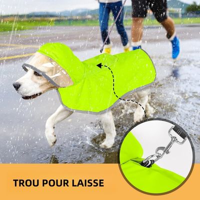 Pet Planet Imperméable avec Bande Réfléchissante Pour Chien