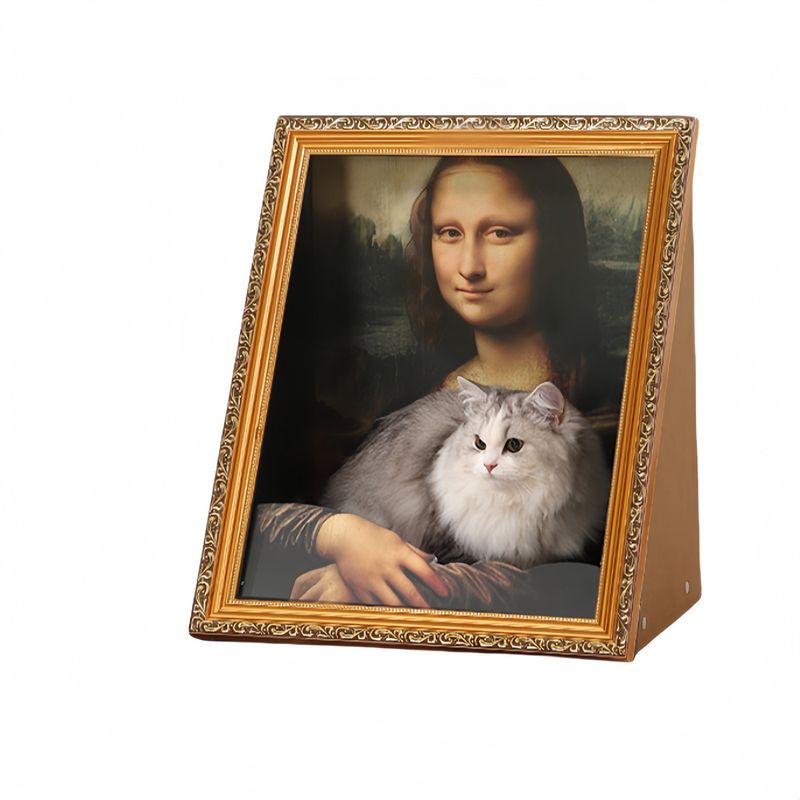 IntiMeg Lit pour chat avec peinture à l'huile 4D