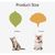 Pet Planet Nid de Chat et Lit de Chien en Forme de Feuille