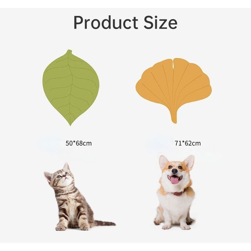 Pet Planet Nid de Chat et Lit de Chien en Forme de Feuille