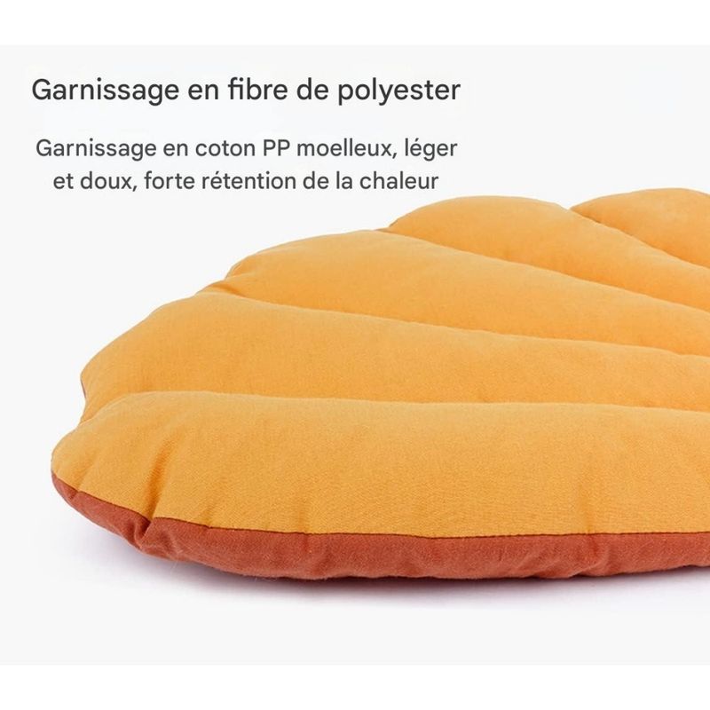 Pet Planet Nid de Chat et Lit de Chien en Forme de Feuille d'Érable