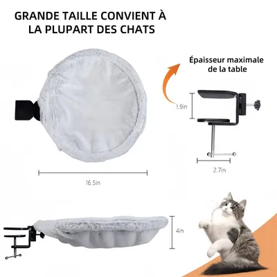 Pet Planet Lit de bureau pour chat