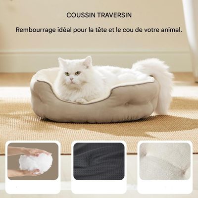 Pet Planet Canapé Lit Lavable Antidérapant Pour Chat