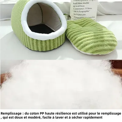 Pet Planet Lit Caché Douillet Housse Antidérapant Lavable Pour Chats