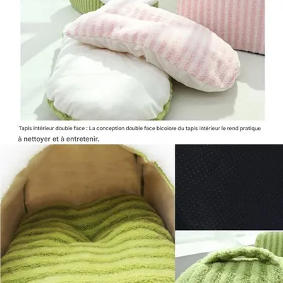 Pet Planet Lit Caché Douillet Housse Antidérapant Lavable Pour Chats