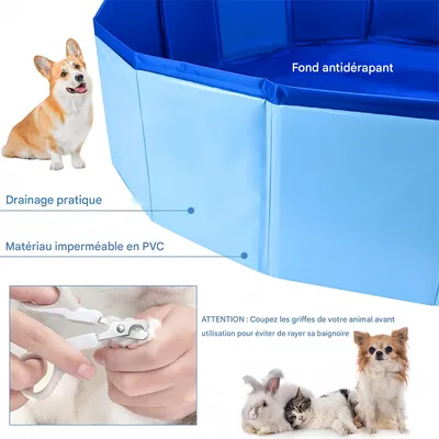 Pet Planet Baignoire pliable pour chien et chat