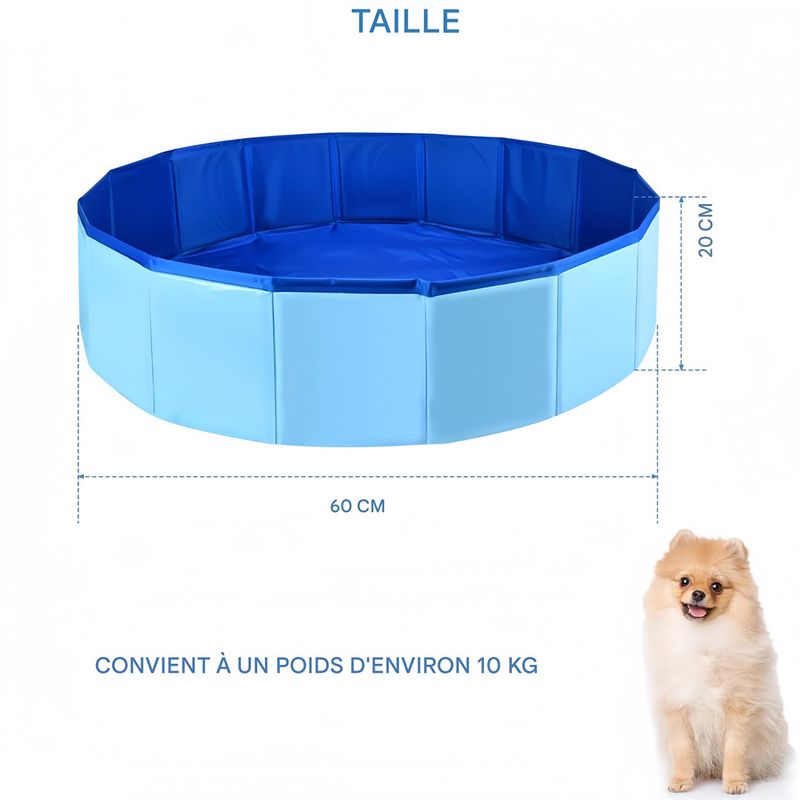 Pet Planet Baignoire pliable pour chien et chat