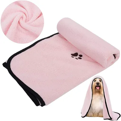 UAMLY Serviette absorbante pour chat et chien