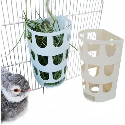 ZooVenture Lot De 2 Mangeoires À Foin Plastique Hangable Pour Lapin ZooVenture Lot De 2 Mangeoires À Foin Plastique Hangable Pour Lapin