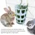 ZooVenture Lot De 2 Mangeoires À Foin Plastique Hangable Pour Lapin