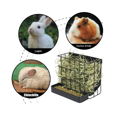 ZenPets Mangeoire à foin pour lapin