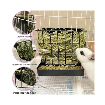 ZenPets Mangeoire à foin pour lapin
