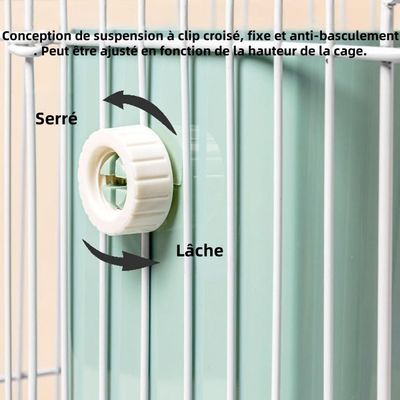 ZooVenture Comedero de heno 2 en 1 para chinchillas y cobayas