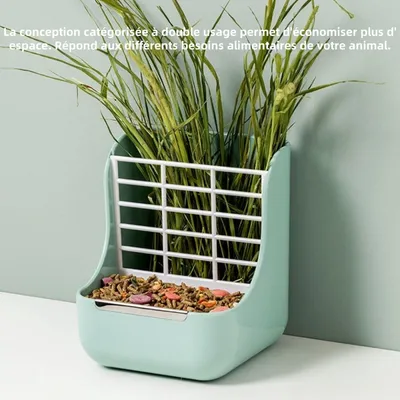 ZooVenture Mangeoire 2 En 1 À Foin Pour Chinchilla Et Cochon D'Inde