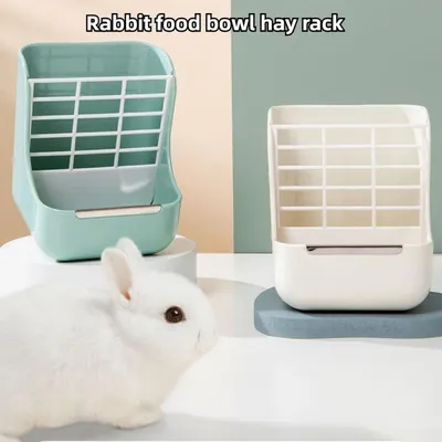 ZooVenture Comedero de heno 2 en 1 para chinchillas y cobayas