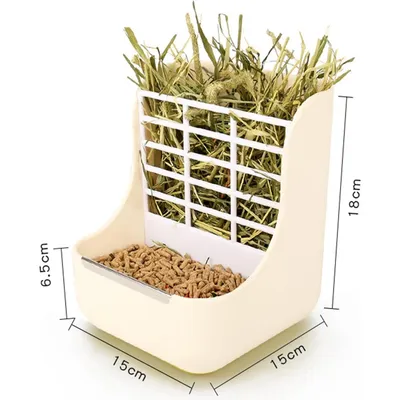 ZooVenture Mangeoire 2 En 1 À Foin Pour Chinchilla Et Cochon D'Inde