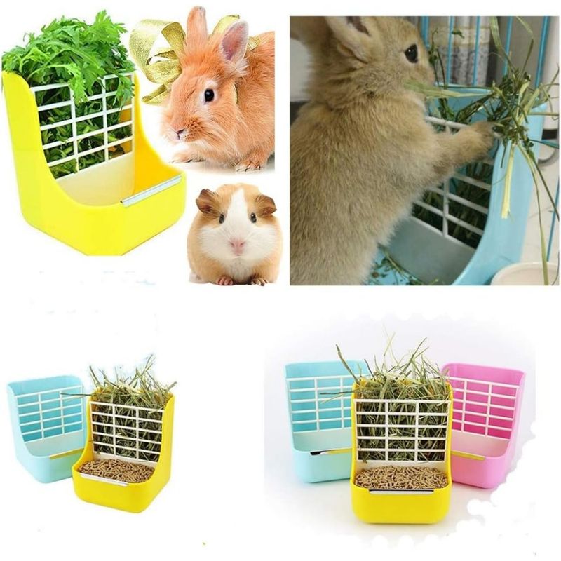 ZooVenture Mangeoire 2 En 1 À Foin Pour Chinchilla Et Cochon D'Inde