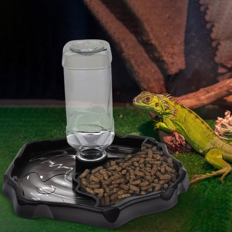 ZooVenture Distributeur D'eau Portable En Plastique Pour Reptile Tortue