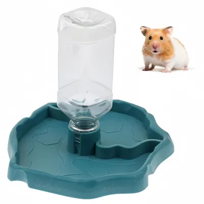 ZooVenture Dispensador de agua portátil de plástico para reptiles tortugas