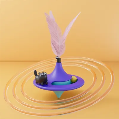 Pet Planet Baton à chat en forme de toupie-balancier