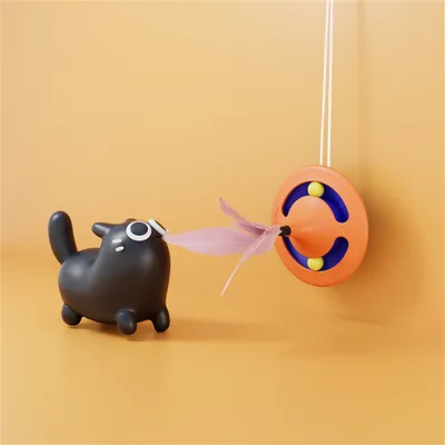 Pet Planet Baton à chat en forme de toupie-balancier
