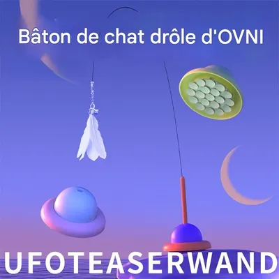 Pet Planet Baton UFO pour chat