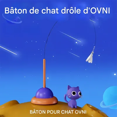 Pet Planet Baton UFO pour chat