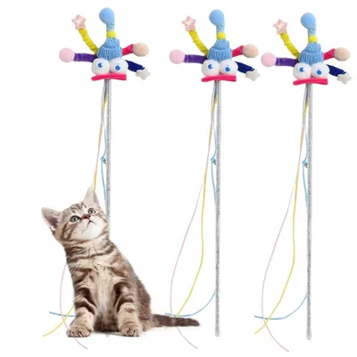 IntiMeg Baton de jeu pour chat en forme de bébé oeil