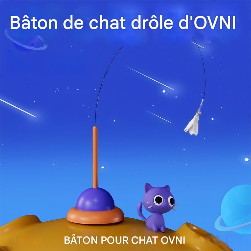 Pet Planet Baton UFO pour chat