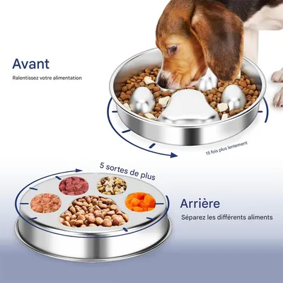 Pet Planet Gamelle anti glouton pour chien