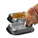 IntiMeg Gamelle carrée en acier inoxydable pour chien