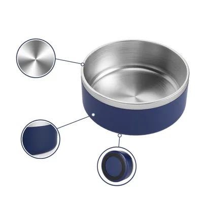 UAMLY Gamelle pour chien en acier inoxydable