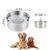 IntiMeg Gamelle d'eau en acier inoxydable 304 pour chien