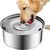 IntiMeg Gamelle d'eau en acier inoxydable 304 pour chien