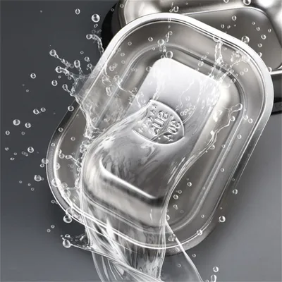 IntiMeg Gamelle carrée en acier inoxydable pour chien