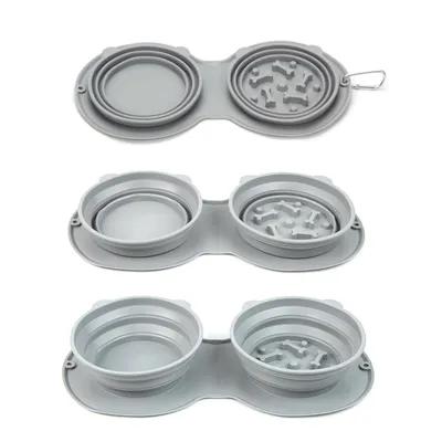 UAMLY Gamelle pliable pour chat et chien