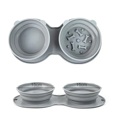 UAMLY Gamelle pliable pour chat et chien