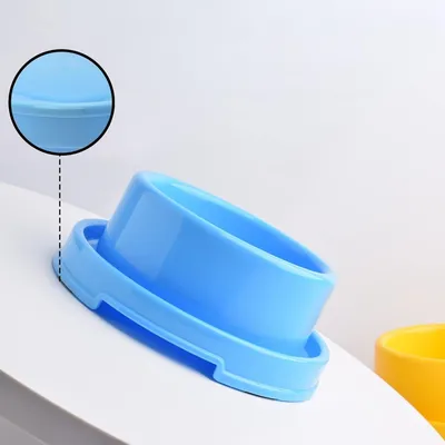 ZenPets Cuencos redondos de plástico para perros y gatos