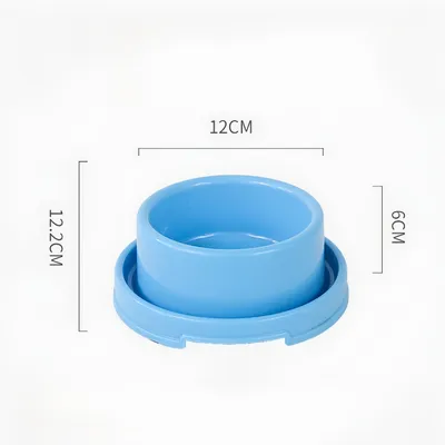 ZenPets Cuencos redondos de plástico para perros y gatos