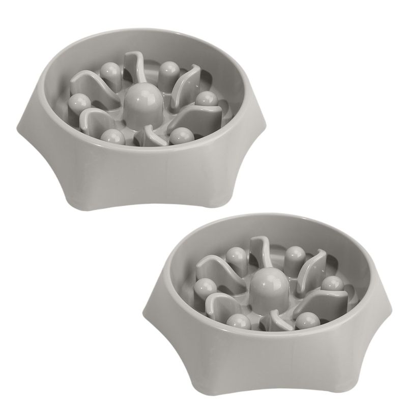 UAMLY Gamelle anti-étouffement pour chien Slow Food