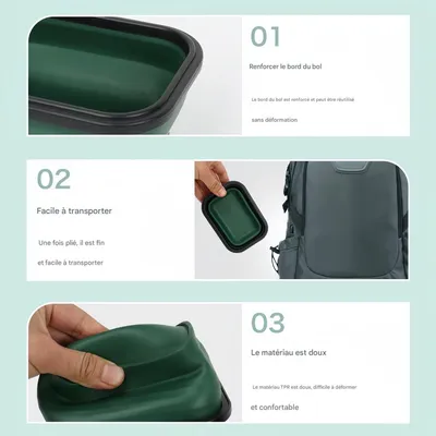 FurryFusion Bol pliable pour chien