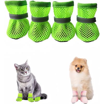 ZenPets Lot De 4 Chaussures D'été En Maille Pour Chiens