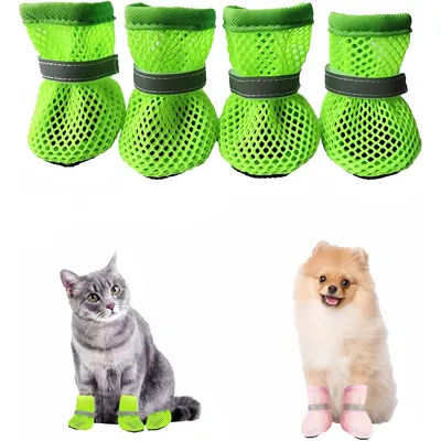 ZenPets Lot De 4 Chaussures D'été En Maille Pour Chiens