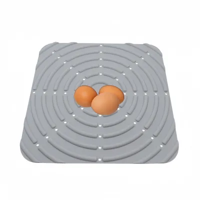 FurryFusion Lot de 2 tapis lavables en silicone pour œufs