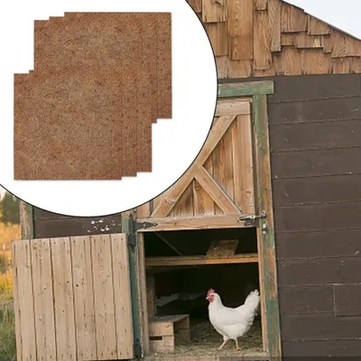 FurryFusion Lot de 6 tapis d'animaux de la ferme