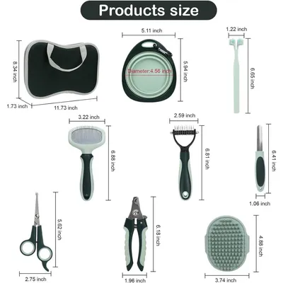 Pet Planet GroomPro Lot De Brosses De Toilettage Pour Chiens Et Chats Pet Planet GroomPro Lot De Brosses De Toilettage Pour Chiens Et Chats