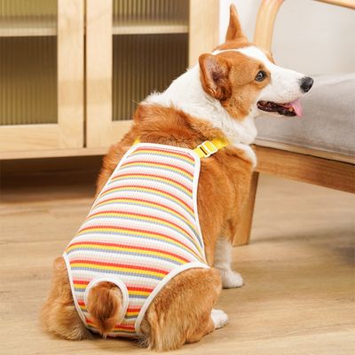 ZenPets Couches pour chien en coton rayé