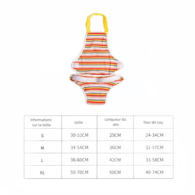 ZenPets Couches pour chien en coton rayé